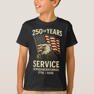 Camiseta U Patriótico da Celebração do 250º Aniversário Ame