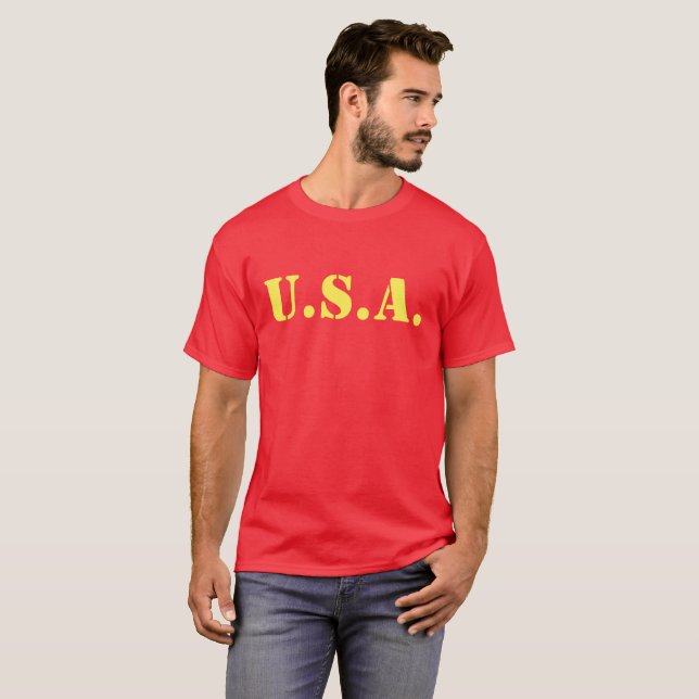 Camiseta U.S.A. 45 Donald Trump (Frente Completa)