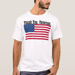 Camiseta U.S.A. - "Obrigado, veteranos. "
