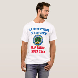 Camiseta U.S. Departamento de Educação--Patrulha do urso