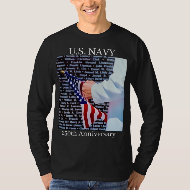 Camiseta U.S. Navy 250th Anniversary (Frente)