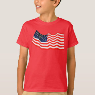 Camiseta U.S. O Hanes Tagless ComfortSoft® dos miúdos da