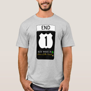 Camiseta U.S. Route 1 Road Sign