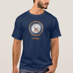 Camiseta U.S. T-shirt aposentado marinho