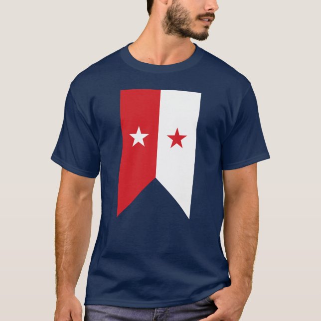 Camiseta U.S. Vertical da flâmula de Guido da cavalaria - (Frente)