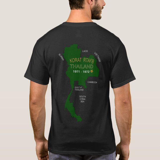 Camiseta U. S. Veteranos militares da Tailândia (Verso)