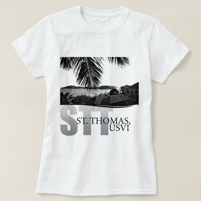 Camiseta U.S. Virgin Islands (Frente do Design)