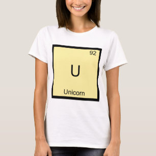 Camiseta U - T engraçado do símbolo do elemento da quími