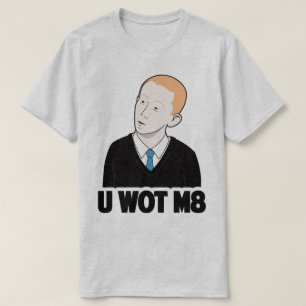 Camiseta U WOT M8 você que T engraçado de Meme do Internet