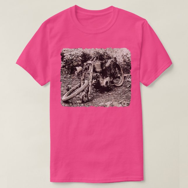 Camiseta UA Mike row Old Motorbike Hackney London L (Frente do Design)