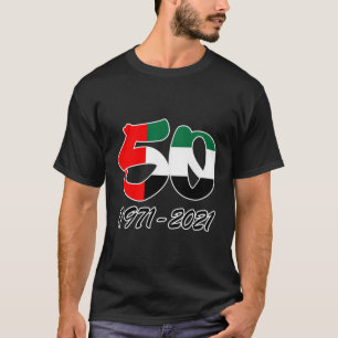 Camiseta Uae 50 Anos Desde 1971-2021 Illustration Collecti