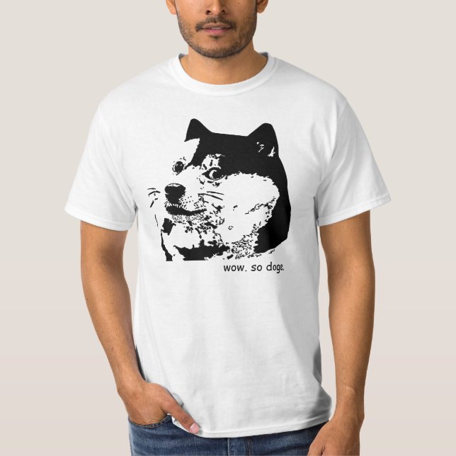 Camiseta Uau. Tal t-shirt. Assim doge. do shibe (Frente)