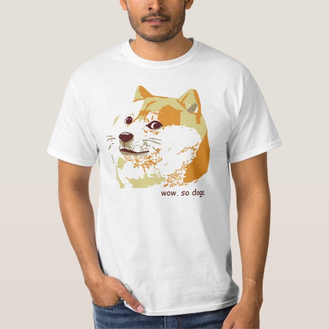 Camiseta Uau. Tal t-shirt. Assim doge. do shibe (Frente)