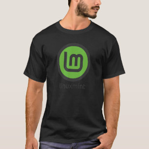 Camiseta Ubuntu Debian Do Sistema Operacional Linux Mint