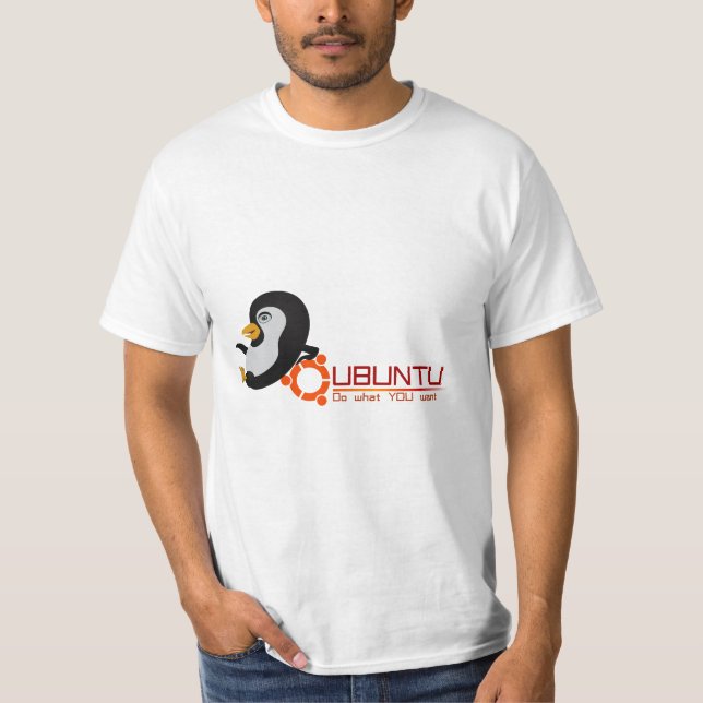 Camiseta Ubuntu, faz o que você quer (Frente)