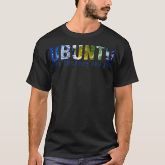 Camiseta Ubuntu sou porque você é leve