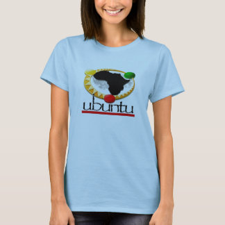 Camiseta Ubuntu T da mulher