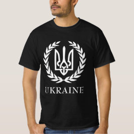 Camiseta Ucrânia (У К А Ї Н Р А) Guerreiro Trident Tryzub