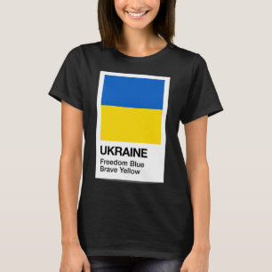 Camiseta Ucrânia 2023 Cores da Bandeira Ucraniana Liberdade