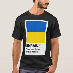 Camiseta Ucrânia 2023 Cores da Bandeira Ucraniana Liberdade