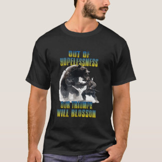 Camiseta Ucrânia apoia soldados ucranianos em defesa de Ukr