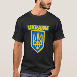 Camiseta Ucrânia: Bandeira Apoio à Paz Homens Ucranianos