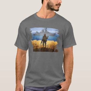 Camiseta Ucrânia Cartaz Cartaz Vintage Orgulho de Bandeira