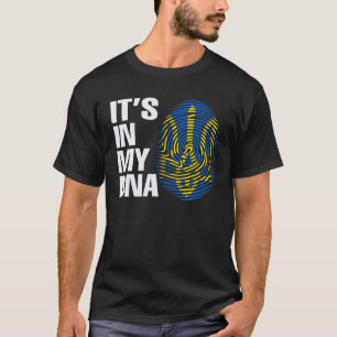 Camiseta Ucrânia Casaco de armas ucranianas DNA Ucrânia