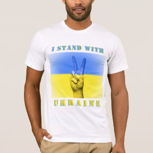 Camiseta Ucrânia - Eu apoio a Ucrânia - Liberdade