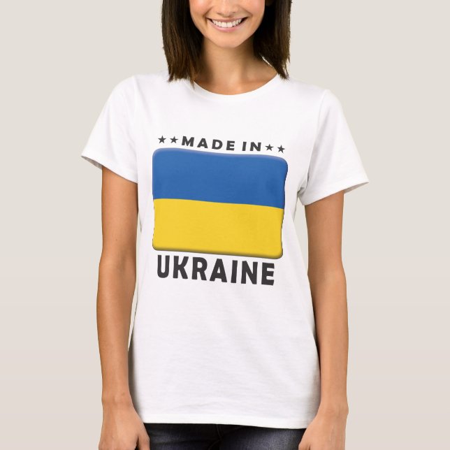 Camiseta Ucrânia fez (Frente)