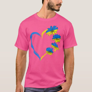 Camiseta Ucrânia Flag Sunflower Vintage Ucraniano Amantes D