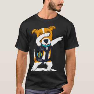 Camiseta Ucrânia: Forças Armadas Dabbing Dog Patron Jack Ru
