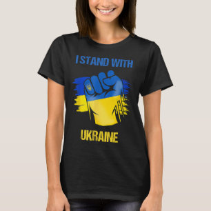 Camiseta Ucrânia Glória Apoie a Ucrânia Fique Com a Ucrânia