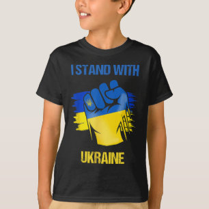 Camiseta Ucrânia Glória Apoie a Ucrânia Fique com a Ucrânia