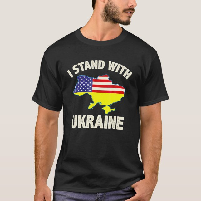 Camiseta Ucrânia I - Apoio à Ucrânia (Frente)