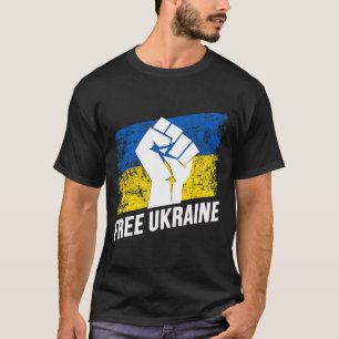 Camiseta Ucrânia Livre Amante Ucraniano Bandeira Da Ucrânia