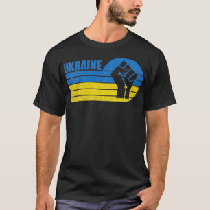 Camiseta Ucrânia Livre Com O Apoio Da Ucrânia
