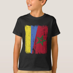Camiseta Ucrânia Marrocos Meia Bandeira Ucraniano Marroquin