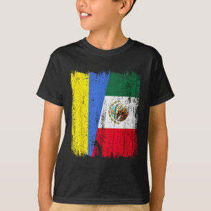 Camiseta Ucrânia México Meia Bandeira Ucraniana Herança Mex