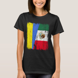 Camiseta Ucrânia México Meia Bandeira Ucraniana Herança Mex