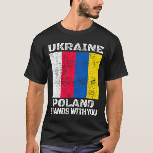 Camiseta Ucrânia Polônia Fica Ao Seu Lado Apoio Polonês 1 