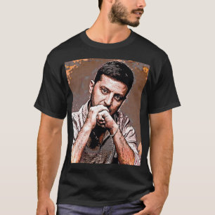 Camiseta Ucrânia Presidente Volodymyr Zelenskyy Efeito de A