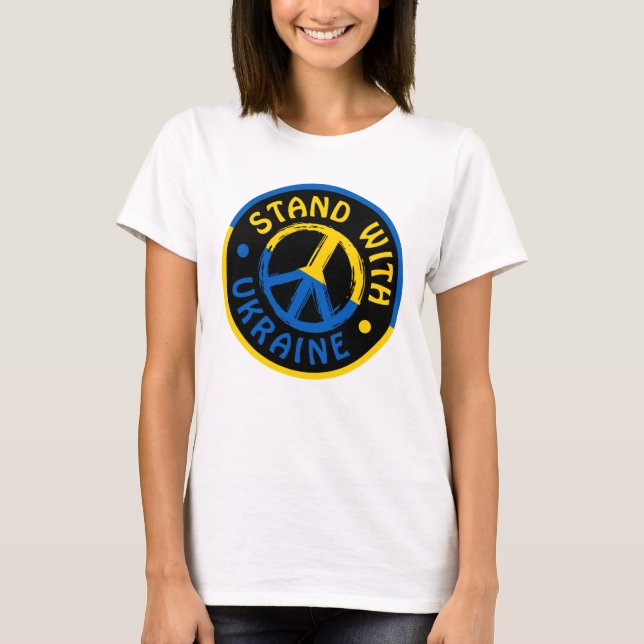 Camiseta Ucrânia - Símbolo de Paz (Frente)