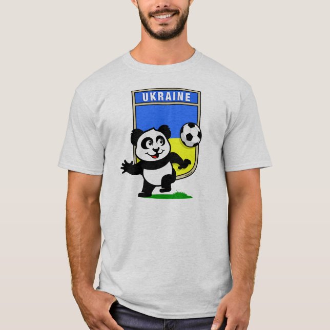 Camiseta Ucrânia Soccer Panda (camisas leves) (Frente)