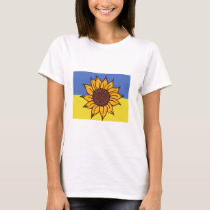 Camiseta Ucrânia Sunflower T-Shirt