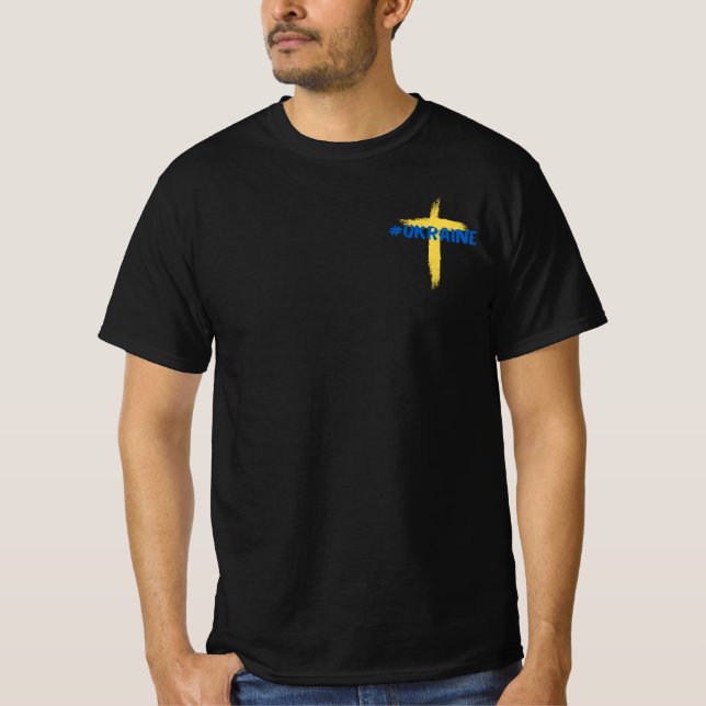 Camiseta #Ucrânia T-Shirt (Frente)