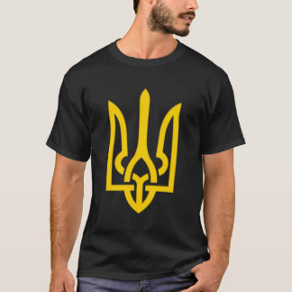 Camiseta Ucrânia Trident Símbolo do Ucraniano Médio Zelensk