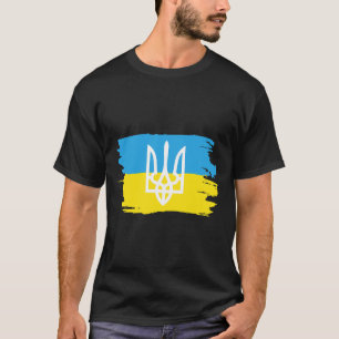 Camiseta Ucrânia Ucranianos Ucraniano Kiev Trysub Bandeira
