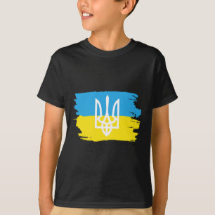 Camiseta Ucrânia Ucranianos Ucraniano Kiev Trysub Bandeira