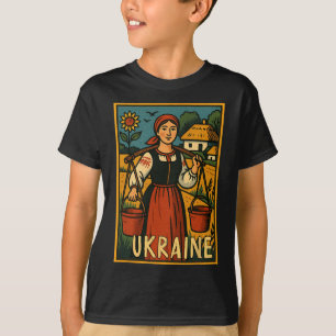 Camiseta Ucrânia Viagem História em Quadrinhos Retro Encont